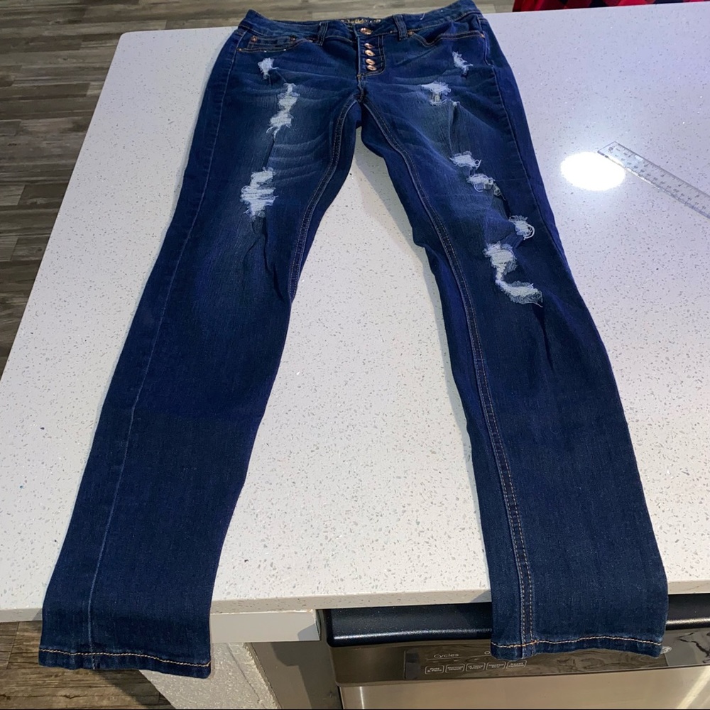 Indigo Rein stretch dark wash